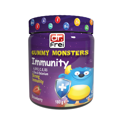 Gummy Monsters IMMUNITY – vitamine gumate pentru susținerea imunității.